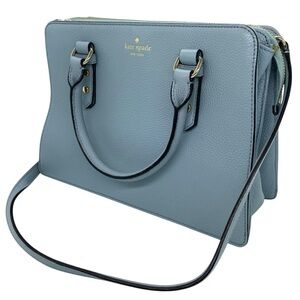 Kate Spade New York Lise Mulberry Street Bag in Baby Blue Satchel Handbag Purse